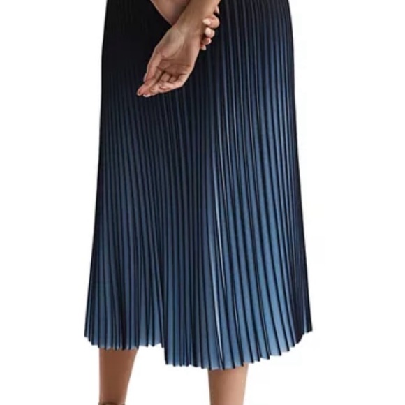 Maje blue ombre pleaded skirt size 3 $325 - Picture 2 of 4